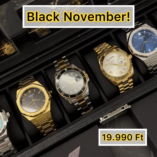 Black November Szinte minden kvarc karóránk 19.990 Ft A készlet rohamosan fogy ne maradj le⏳ Szerezed be most! https://menstaffshop.hu/men-staff-kiegeszitok/ferfi-karorak/kvarc-karorak/ | Men Staff | Facebook