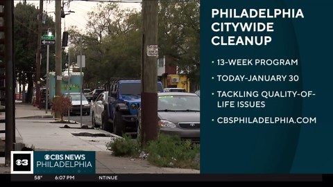 City of Philadelphia starts citywide cleaning program this week