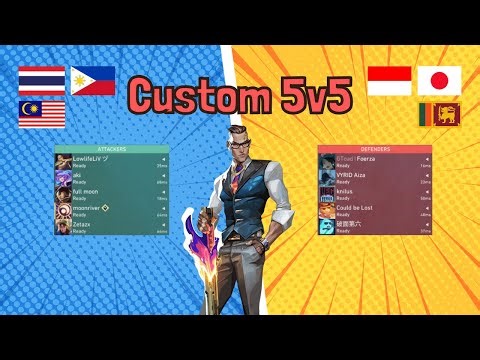 5v5 custom valorant with friends (full vods)