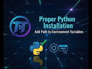 How to install Python and Add path to the environment variables