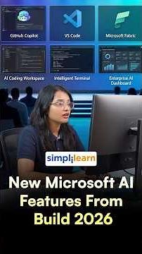 Microsoft Build 2026 | 5 New Microsoft AI Features for Developers in 2026| #Shorts | #Simplilearn