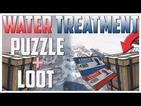 RUST CONSOLE - Water Treatment Monument Guide - PUZZLE - LOOT | Rust Tutorial