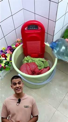 Portable Bucket Washing Machine!