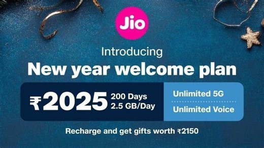 Jio Launches Rs 2,025 New Year Welcome Plan 2025: See Benefits, Validity