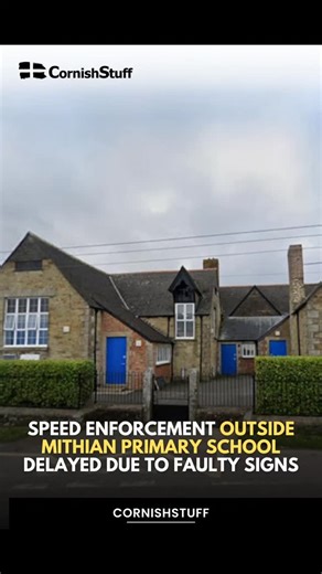 Speed enforcement due to begin outside Mithian Primary School has been temporarily delayed after police discovered a fault with the variable speed limit signs. Read more on CornishStuff.com #Cornwall #CornishStuff | CornishStuff