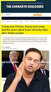 1.7M views · 47K reactions | Trump के Ukraine पर बदले बोल क्या Russia को मिलेगा आधा Ukraine? Like, Share and Follow for regular updates. . . . . #TrumpPutin #ukriane #russia #ukrainerussiawar #Trump | Chanakya Forum | Facebook