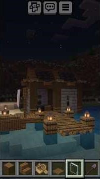 CRITIC GAMING #minecraft HOW TO MAKE DOCK