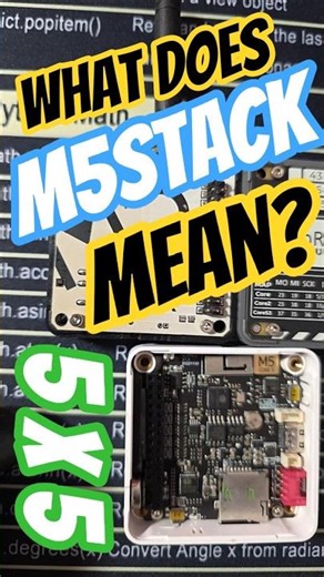 What Does M5Stack Mean? #esp32 #m5stack