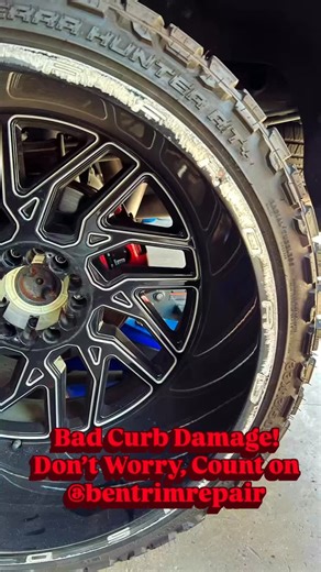 Potholes, Curbs, Road Hazards and Debris can cause bends to the inner and/or lip of your wheels. If left uncorrected, it will not only destroy your tires, it can cause serious damage to both the steering and suspension systems of your car/truck. Our Wheel Straightening service is the solution for your bent alloy/chrome/steel wheels. In some cases, we are able to repair Motorcycle Wheels! We use a safe and effective process which might include different steps (between 9 to 21 steps until the whee