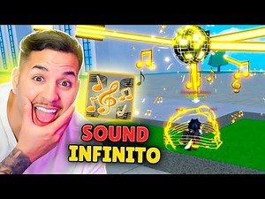 CRIEI um COMBO de SOUND INFINITO? IMPRESSIONEI TODOS no Blox Fruits 🔥😳