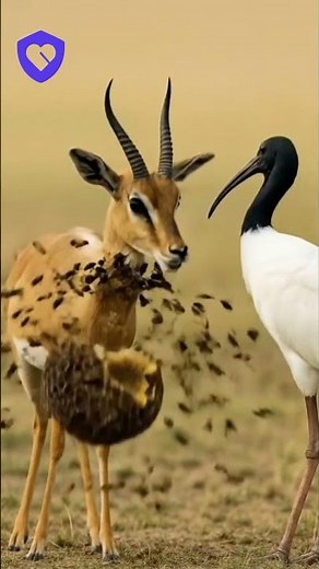 Real-Life Wildlife Rescue: A Bird’s Courageous Act Caught on Camera!"