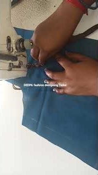 Different Round Neck design Thread piping stitching #shorts