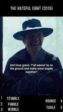 🎬 The Hateful Eight —“If You Let Me Freeze… That’s Murder.” ❄️😳🔥