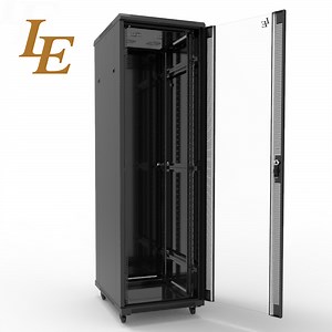 [Hot Item] 19 Inch 42u 600mm Width * 800mm Depth Server Rack with Front Glass Door