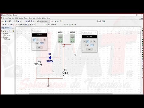 🔌📘 Aprende cómo funciona el Diodo en Multisim | Simulación electrónica ⚡🖥️