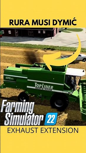 Mod na zwiększenie dymu z rury wydechowej w #fs22 #farmingsimulator22