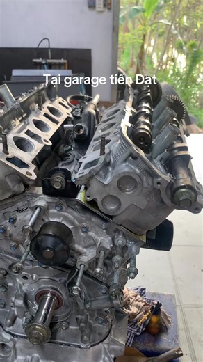 Đại tu tại garage tien dat em Camry 3.0