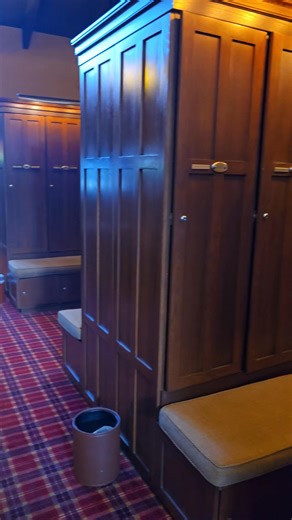 Pretty nice place to hang out...The locker room at Sea Island. When I first walked in, I smelled a cigar. I enjoy a good cigar myself, leather big chairs and a nice bar. | Don Portis