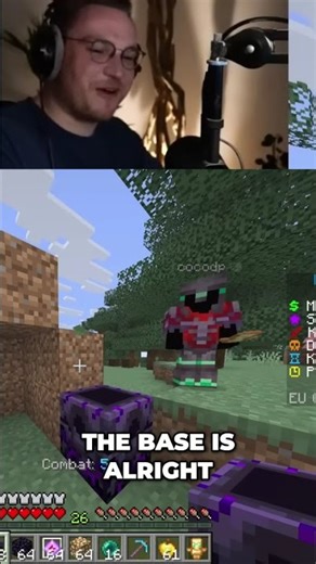 Ohnepixel Minecraft Players and Combat Lock #shorts