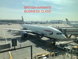 BRITISH AIRWAYS BUSINESS CLASS London to New York {Flight-report} BA173 Boeing 777-200