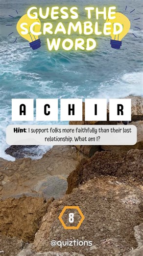 Guess the Scrambled Word - Part 1061 #quiz #education #fun #learning #vocabulary | Quiztions