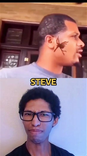 How did bro not see a spider crawling on his face #creepy #spider #funny