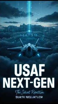 USAF Next Gen Fighter The Silent Revolution Reshaping Aerial Warfare #shorts