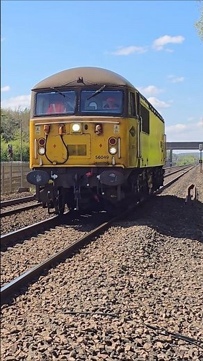 Colas Rail Class 56 Number 56049 Named Robin of Templecombe Running Light Locomotive At Speed