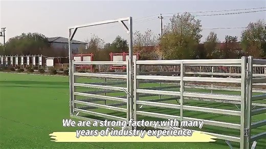 Galvanized Corral Panels for Cattle Sheep or Horse Farm Livestock Field Metal Farm Fence Gate 3D Modeling Service Available