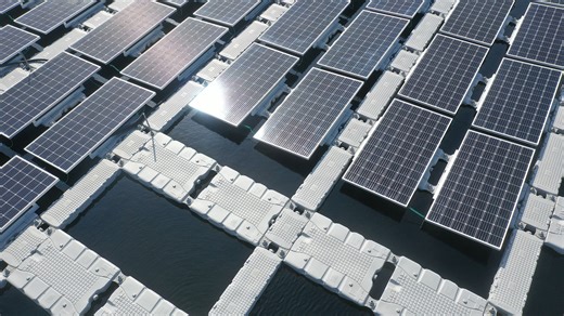 Coming soon to a lake near you: Floating solar panels