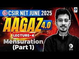 CSIR NET General Aptitude Mensuration Complete Explanation with Important Questions for 2025 | IFAS