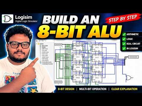 How to Build an 8-Bit ALU in Logisim | Digital Logic Tutorial