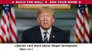 13M views · 1.6K shares | I want to be able to show all Republican Senators a list of the many American voters that will NOT be happy if the wall isn’t built. I need YOUR NAME on the list. Sign our Official Petition to the Senate now! | Donald J. Trump | Facebook