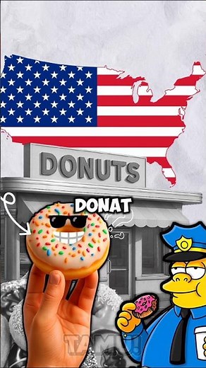 Why American Police Love Donuts So Much⁉️🧐