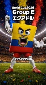 ワールドカップ サッカーエクアドル代表 #ワールドカップ2026 #サッカー #エクアドル代表 #worldcup2026