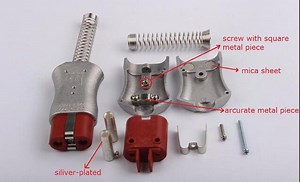 [Hot Item] 380V High Temperature Band Heater Plug Ceramic Rubber Industrial Plug