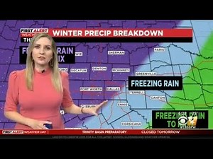 FIRST ALERT DFW: Things Are Quiet Now, But Second Wave Of Freezing Rain Hits Overnight