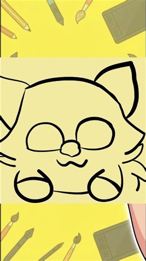 How to Draw a Cute Raccoon #shorts