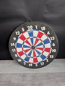 Vintage Dart Board Halex Thick Cork - 2 Sided Baseball - Well Used - Etsy