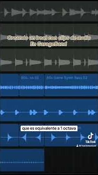 GarageBand Apple Loops - tutorial de audio y creación de beats #produccionmusical #mezclaaudio
