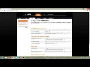 Tutorial Como configurar un modem router ARRIS TG852G