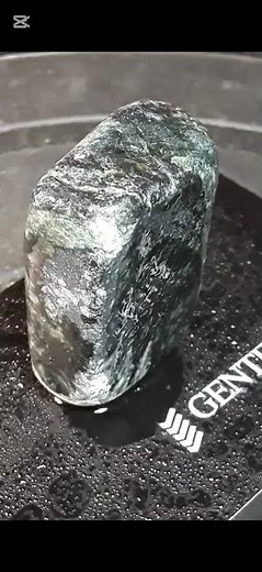 Fascinating Blue Black Carbonado Diamond Meteorite of 61 Grams.