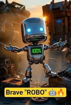 ROBO learning how to be brave 🤖✨