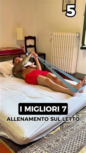 i migliori 7 esercizi da fare a letto