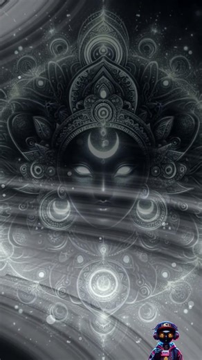 Goddess of the Crescent Moon | Cosmic Deity of Silence & Stars #mysticaljourney #celestialbeats