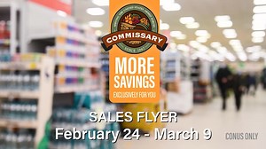 🚨 Don't miss out on HUGE savings! 🚨🛍️ Shop now and get the best deals of the season! ⏳ Hurry—stocks are limited, and time is running out! https://shop.commissaries.com/store-flyer #SaleAlert #BigSavings #LimitedTimeOffer #ShopNow #Discounts #Savings #DealOfTheDay | Defense Commissary Agency