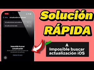 Solution to unable to search for iOS updates (an error has occurred). ✅ iPhone and iPad