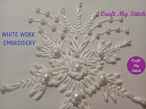 Hand Embroidery - White work