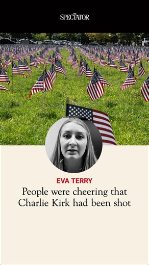 Journalist Eva Terry describes how she heard that some people cheered after news of Charlie Kirk's assassination spread, and reflects on whether the tragedy may lead to accountability in journalism. | The Spectator