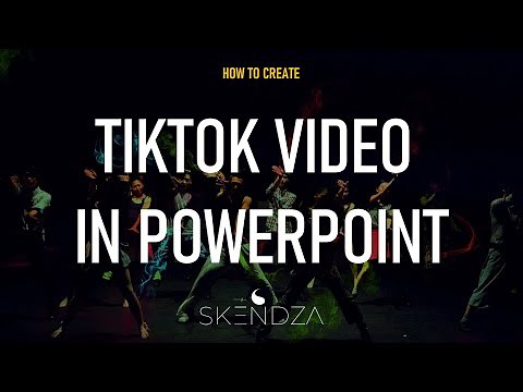 TikTok video in PowerPoint - less than 15 minutes to create
